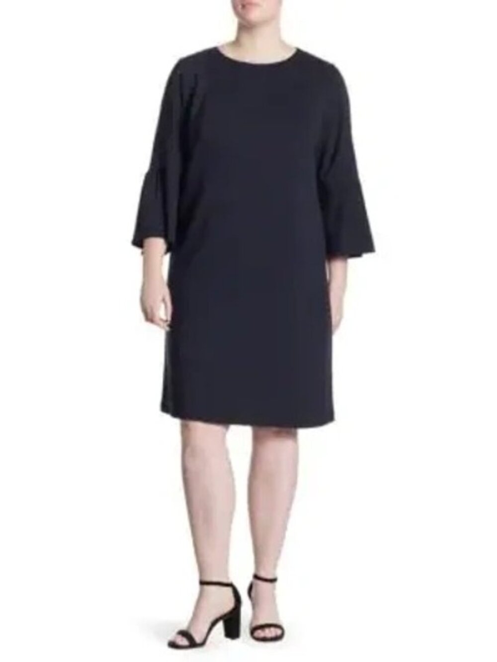 LAFAYETTE 148 NEW YORK Marissa Bell Sleeve Shift Dress black size 16 womens